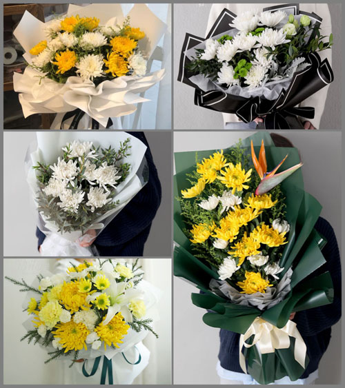 广东江门市鹤山市古劳镇新星村白事花束代送